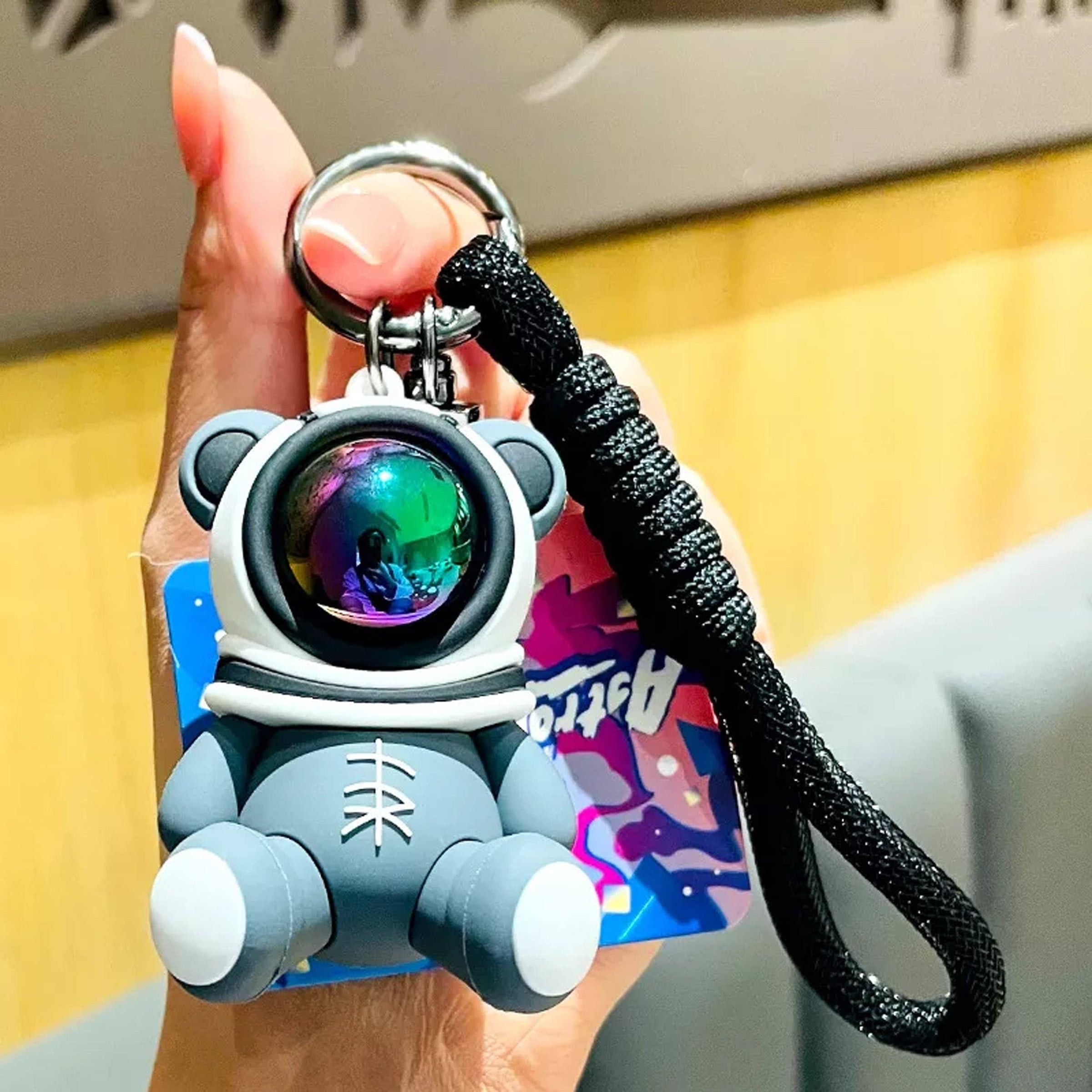 Teddy Astronaut Key Chain